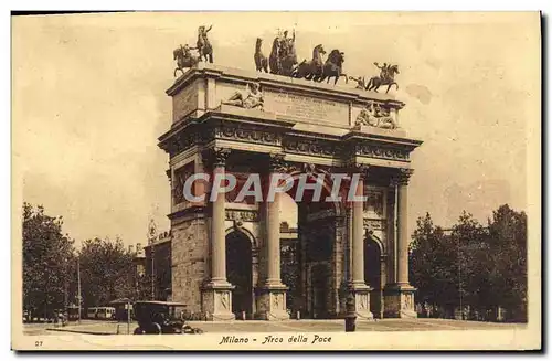 Cartes postales Milano Arco Della Pace