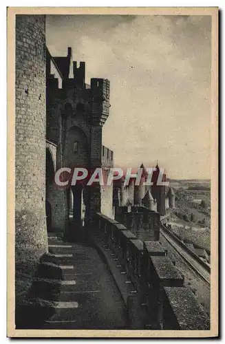 Cartes postales Carcassonne La Cite Tour Carree de l'Eveque