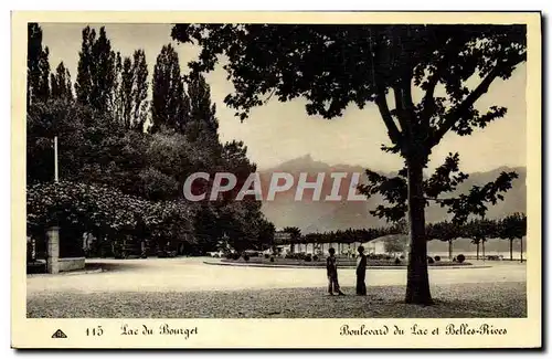 Cartes postales Lac du Bourget Boulevard du lac et Belles Rives