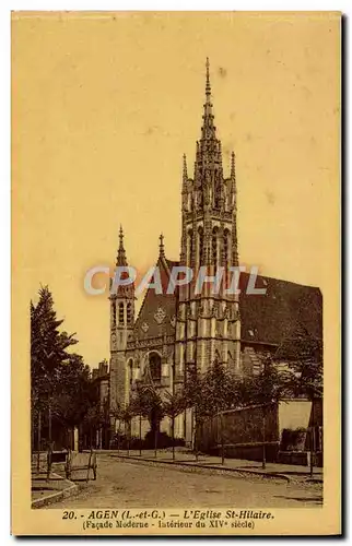 Cartes postales Agen L&#39Eglise St Hilaire