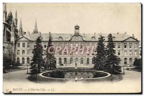 Cartes postales Rouen L&#39Hotel de Ville