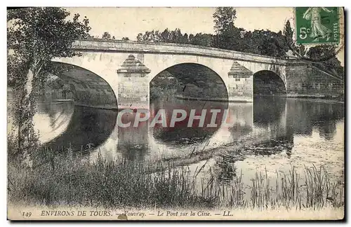 Ansichtskarte AK Environs De Tours Vouvray Le Pont Sur la Cisse