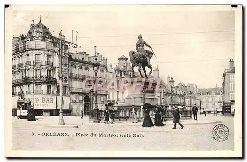 Cartes postales Orleans Place du Martroi