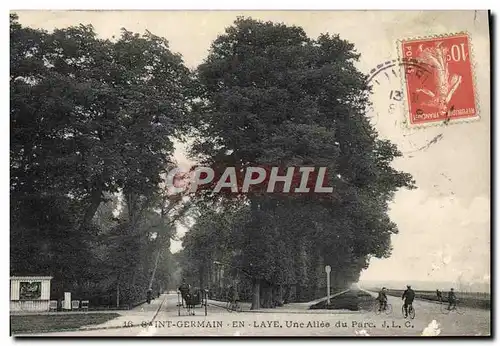 Cartes postales Saint Germain En Laye Une Allee Du Parc