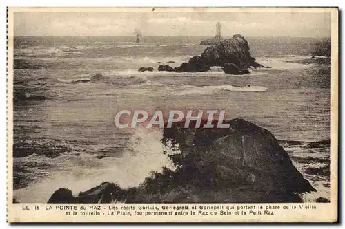 Ansichtskarte AK La Pointe Du Raz Les Recifs Gorleik Gorlegreiz et Gorlepell