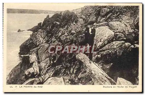 Cartes postales La Pointe Du Raz Rochers de l&#39enfer de Plogoff