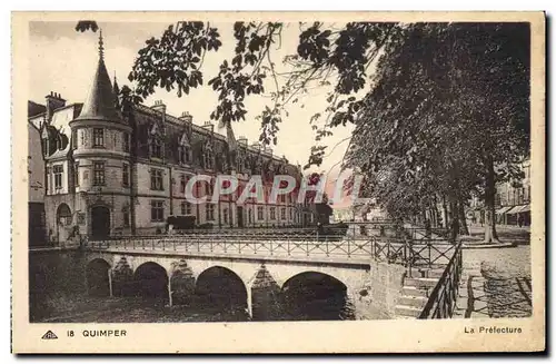 Cartes postales Quimper La Prefecture