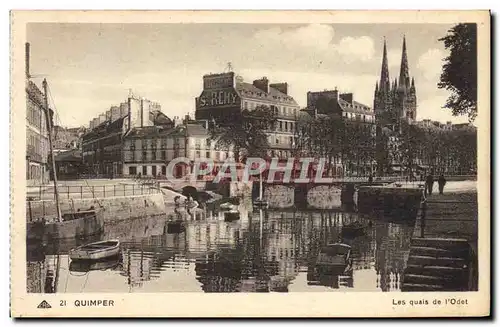 Cartes postales Quimper Les Quais De L'Odet