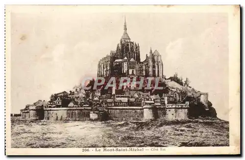 Cartes postales Le Mont Saint Michel Cote Est