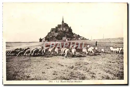 Ansichtskarte AK Le Mont Saint Michel Moutons