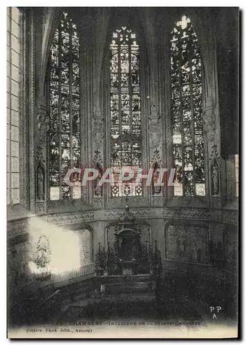 Ansichtskarte AK Chambery Interieur de la Sainte Chapelle