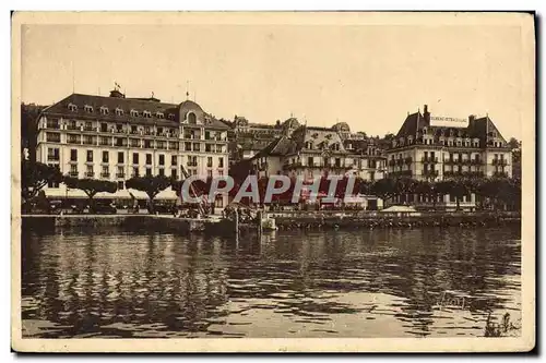 Ansichtskarte AK Evian Les Bains Vue Prise de la jetee