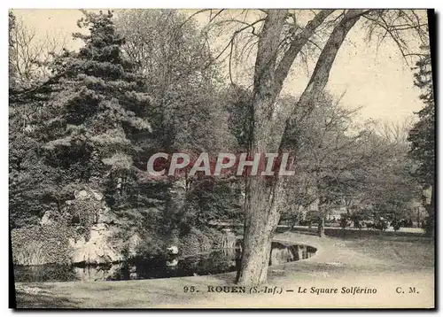 Cartes postales Rouen Le Square Solferino