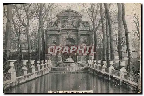 Ansichtskarte AK Paris Fontaine De Medicis