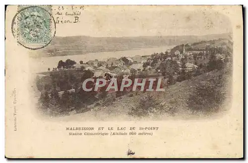 Ansichtskarte AK Malbuisson Et Le Lac De St Point Station climatique