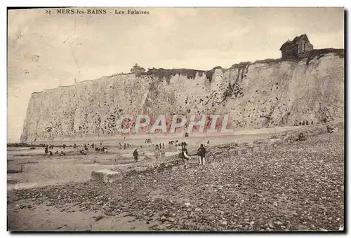 Cartes postales Mers Les Bains Les Falaises