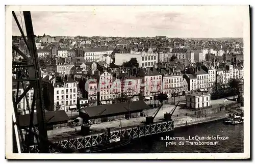 Cartes postales moderne Nantes Le Quai de la Fosse Pres du Transbordeur