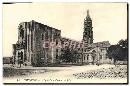 Cartes postales Toulouse L&#39Eglise Saint Sernin