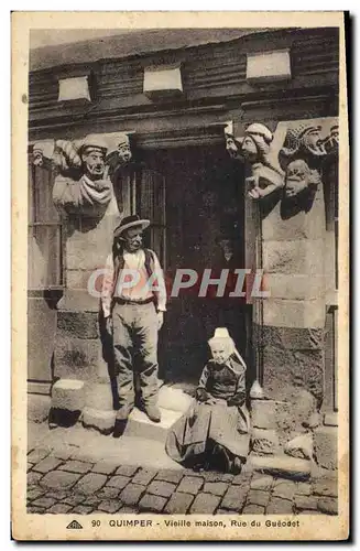 Cartes postales Quimper Vieille Maison Rue du Gueodet