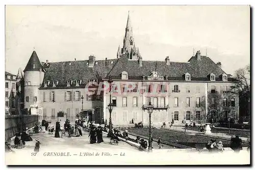 Cartes postales Grenoble L&#39Hotel de Ville