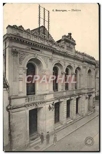 Cartes postales Bourges Theatre