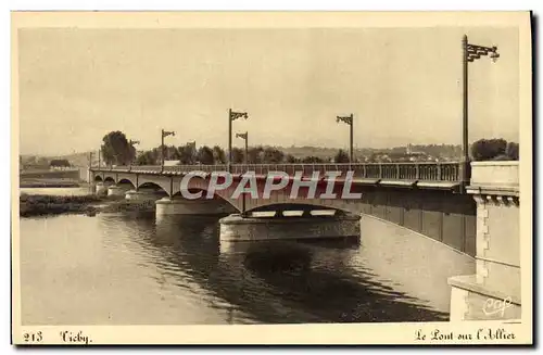 Cartes postales Vichy Le pont sur l&#39Allier