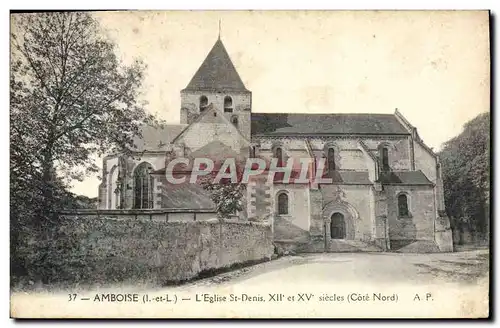 Cartes postales Amboise L&#39Eglise St Denis