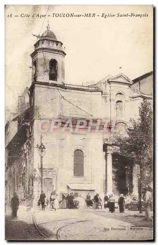 Ansichtskarte AK Toulon sur Mer Eglise Saint Francois