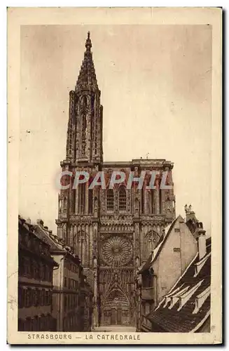 Cartes postales Strasbourg La Cathedrale