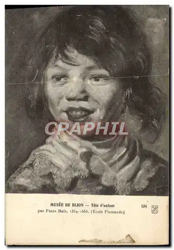 Ansichtskarte AK Musee de Dijon Tete d&#39enfant Frans Hals