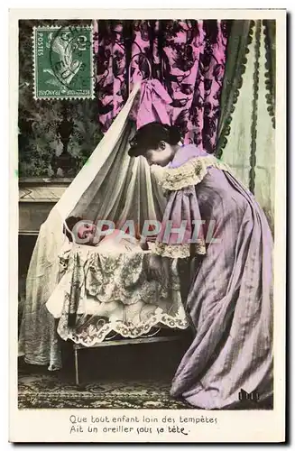 Cartes postales Fantaisie Femme Enfant