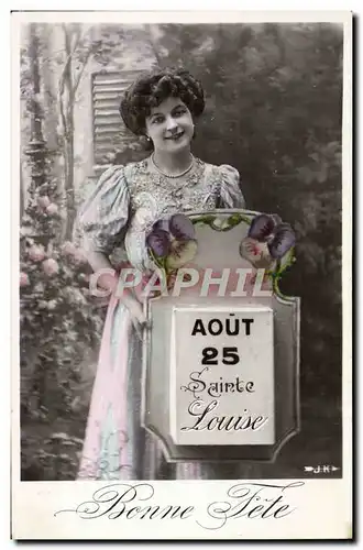 Cartes postales Fantaisie Femme Prenom Louise