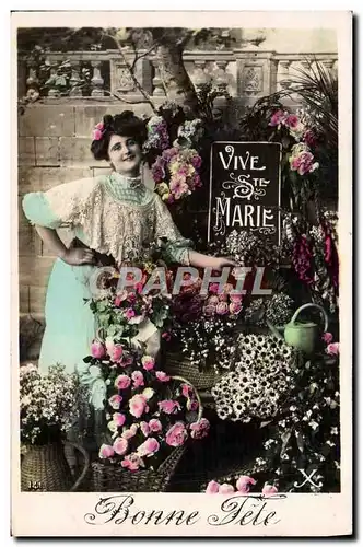 Cartes postales Fantaisie Femme Prenom Marie