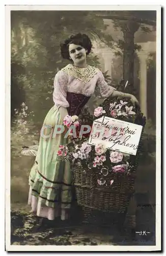 Cartes postales Fantaisie Femme Alphonse