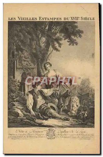 Cartes postales Fantaisie Les vieilles estampes du 17eme Papillon de la Ferte
