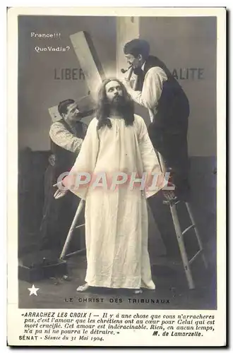 Cartes postales Fantaisie Le Christ des Tribunaux