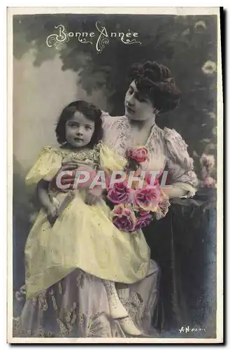 Cartes postales Fantaisie Femme Enfant