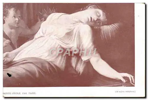 Cartes postales Fantaisie Sainte Cecile par Pazzi
