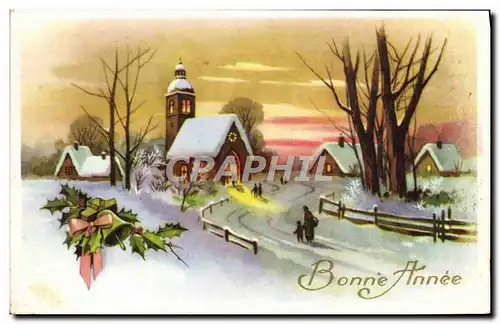 Cartes postales Fantaisie Bonne annee