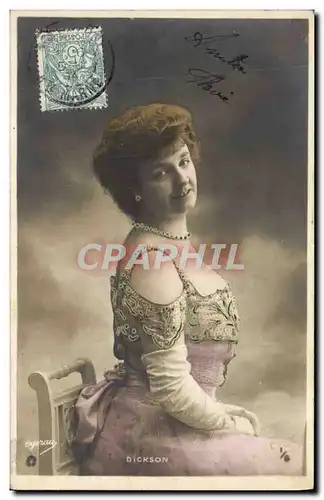 Cartes postales Fantaisie Femme Dickson