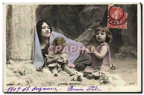 Cartes postales Fantaisie Femme Enfants