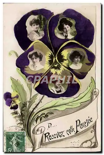 Cartes postales Fantaisie Femmes Folklore