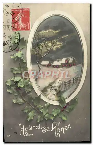 Cartes postales Fantaisie Heureuse annee