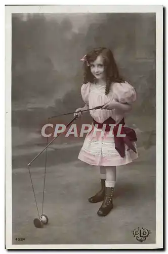 Cartes postales Fantaisie Enfant Toupie