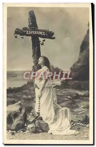 Cartes postales Fantaisie Femme Esperance