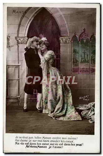 Cartes postales Fantaisie Femme Manon Pretre