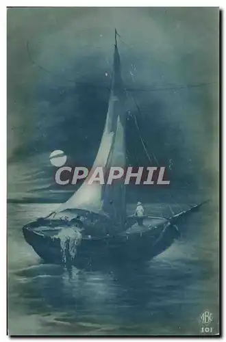 Cartes postales Fantaisie Bateau