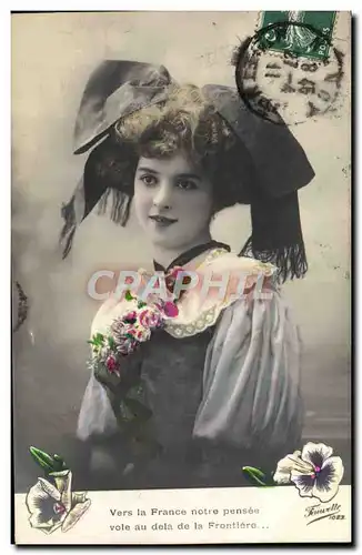 Cartes postales Fantaisie Femme Alsace