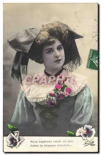 Cartes postales Fantaisie Femme Alsace