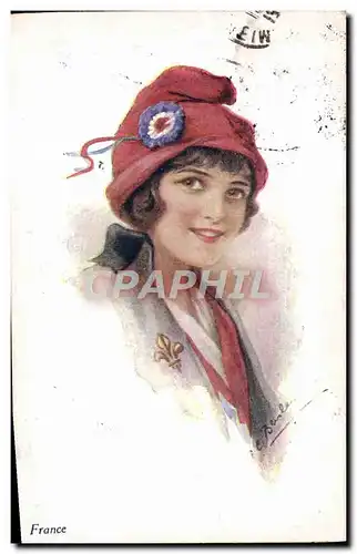 Cartes postales Fantaisie Femme France